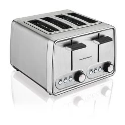 Hamilton Beach 4-Slice Chrome Toaster With Bagel Setting