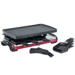 Starfrit The Rock Raclette Set - 8 Trays - Black
