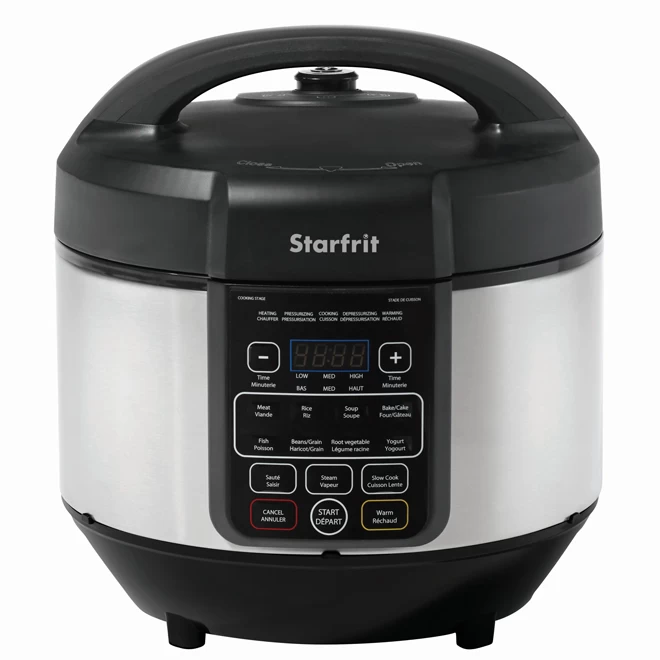 Starfrit 8-L Black Electric Pressure Cooker - 11 Functions 3 Starfrit 8-L Black Electric Pressure Cooker - 11 Functions