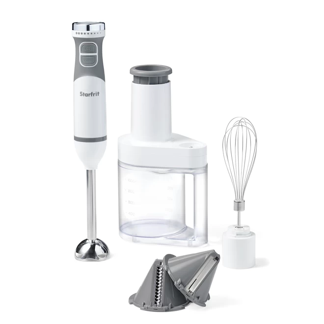 Starfrit 4-in-1 Hand Blender - 10 Speeds - White 3 Starfrit 4-in-1 Hand Blender - 10 Speeds - White