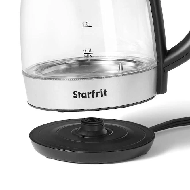 Starfrit 7-Cup Variable Temperature Control Cordless Glass Kettle 7 Starfrit 7-Cup Variable Temperature Control Cordless Glass Kettle - Image 5