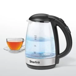 Starfrit 7-Cup Variable Temperature Control Cordless Glass Kettle 9 Starfrit 7-Cup Variable Temperature Control Cordless Glass Kettle -Home Appliance Store 06485531c L