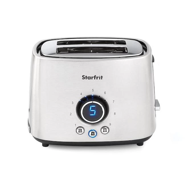 Starfrit Stainless Steel 2-Slice Toaster With 9 Browning Levels 4 Starfrit Stainless Steel 2-Slice Toaster With 9 Browning Levels - Image 2