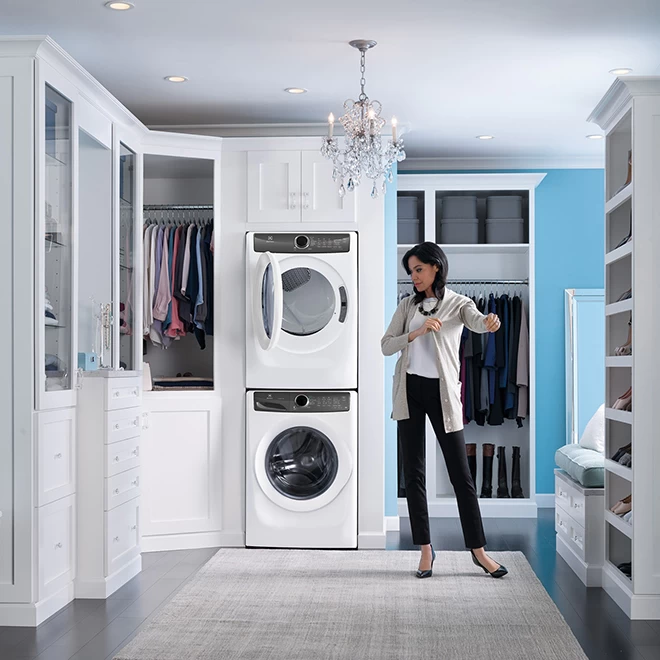 Electrolux Stackable Electric Dryer - Perfect Steam - 8 cu. ft. - White 3 Electrolux Stackable Electric Dryer - Perfect Steam - 8 cu. ft. - White