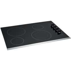 Frigidaire Electric Cooktop - Ceramic Glass - 4 Elements - 30-in - Stainless Steel -Home Appliance Store 10355440c L