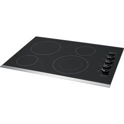 Frigidaire Electric Cooktop - Ceramic Glass - 4 Elements - 30-in - Stainless Steel -Home Appliance Store 10355440d L