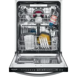 Frigidaire Gallery Built-In Dishwasher With EvenDry System - 24-in - Black Stainless -Home Appliance Store 10355454c L