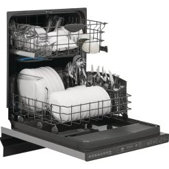 Frigidaire Gallery 24-in Built-in Dishwasher - Black Stainless Steel - 49 DBA - Energy Star Certified -Home Appliance Store 10355664c L
