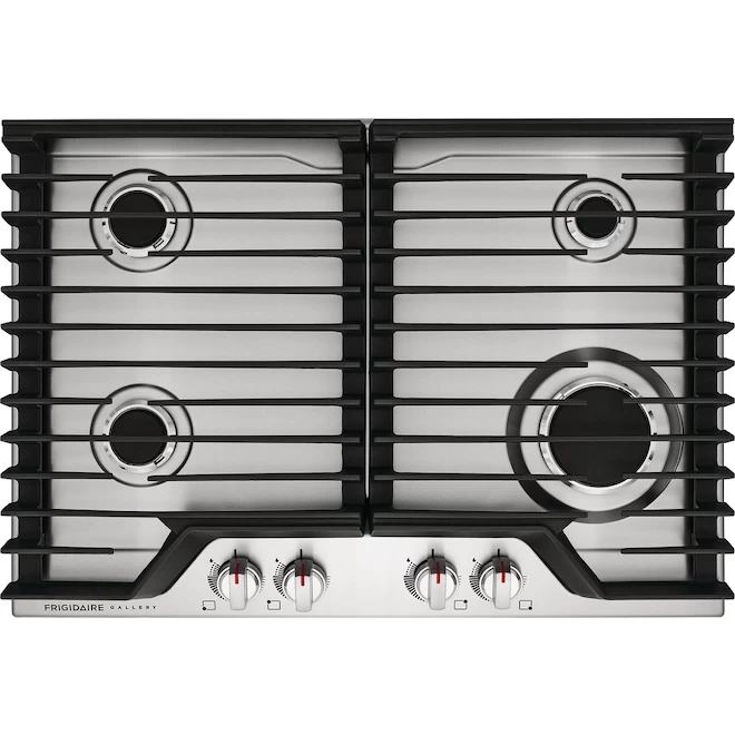 Frigidaire Gallery 30-in Gas Cooktop - 4 Burners - Stainless Steel 4 Frigidaire Gallery 30-in Gas Cooktop - 4 Burners - Stainless Steel - Image 2