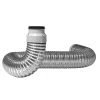 Imperial Flexible Duct - 4-in Dia. X 6-ft L - Aluminum - Non-Insulated