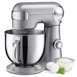 Cuisinart 5.5-Quart 12-Speed Silver Manual Countertop Stand Mixer