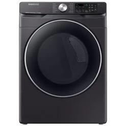 Samsung 7.5 Cu.ft. Smart Electric Dryer With Steam Sanitize+ In Black Stainless Steel -Home Appliance Store 22945266 L