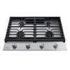 Samsung Gas Cooktop With 4 Burners - 45,000 BTU - 30-in - Stainless Steel -Home Appliance Store 22945324b L