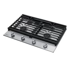Samsung Gas Cooktop With 4 Burners - 45,000 BTU - 30-in - Stainless Steel -Home Appliance Store 22945324c L