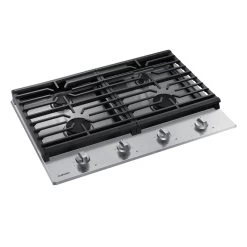 Samsung Gas Cooktop With 4 Burners - 45,000 BTU - 30-in - Stainless Steel -Home Appliance Store 22945324d L