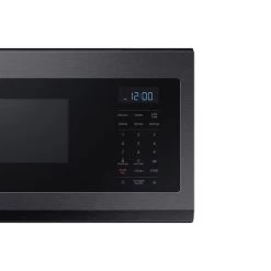 Samsung 1.1-cu Ft Over-the-Range Microwave Oven (Fingerprint-Resistant Black Stainless Steel) -Home Appliance Store 22945352b L