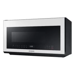 Samsung Bespoke 2.1-cu. Ft. Over-the-Range Microwave With Sensor Cooking Controls (Fingerprint-Resistant White) -Home Appliance Store 22945419e L