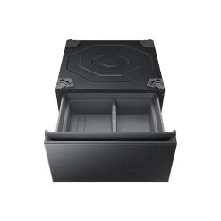 Samsung Bespoke 15-in X 27-in Universal Laundry Pedestal (Black Stainless Steel)