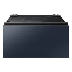 Samsung Bespoke 16.8-in X 30-in Universal Laundry Pedestal (Navy Steel) -Home Appliance Store 22945536 L