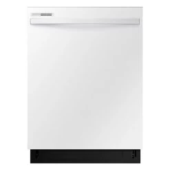 Samsung 24-in White Built-In Dishwasher With Hidden Controls