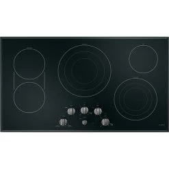 GE Café Cooktop Control Knobs - Black Stainless Steel - 6-Pieces