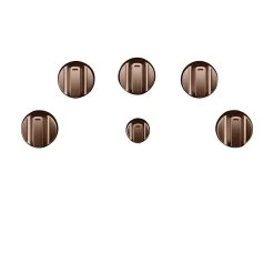 GE Café Cooktop Control Knobs - Brushed Copper - 6-Pieces