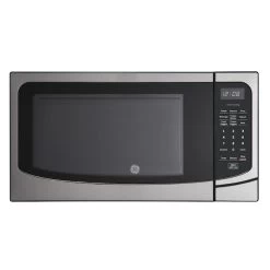 GE Appliances Microwave Oven - 10 Power Levels - 1100 W - 1.6 Cu. Ft. - Stainless Steel