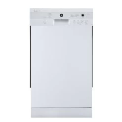 GE Compact Built-In Dishwasher - 18-in - White -Home Appliance Store 23086006 L