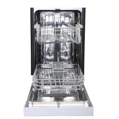 GE Compact Built-In Dishwasher - 18-in - White