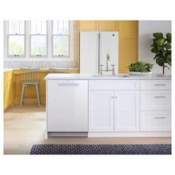 GE 24-in Built-in Dishwasher With 5 Cycles And 3 Wash Levels - White -Home Appliance Store 23086020d L