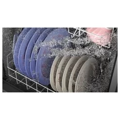 GE 24-in Built-in Dishwasher With 5 Cycles And 3 Wash Levels - White -Home Appliance Store 23086020e L