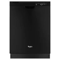 Whirlpool Dishwasher With Sensor Cycle - Black - 24in