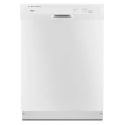 Whirlpool Built-In Dishwasher With Soil Sensor - 24-in - White -Home Appliance Store 30005439 L