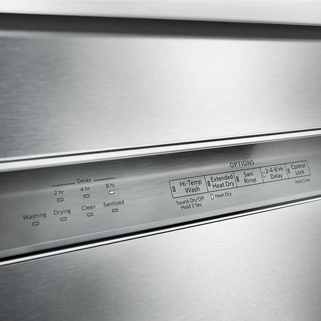 KitchenAid Slide-In Dishwasher With ProWash - 24-in - Stainless Steel 7 KitchenAid Slide-In Dishwasher With ProWash - 24-in - Stainless Steel - Image 5