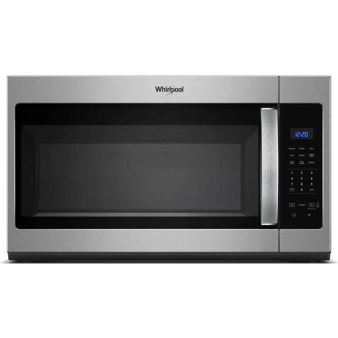 Whirlpool Over-the-Range Microwave - 900 W - 1.7-cu Ft - Stainless Steel 4 Whirlpool Over-the-Range Microwave - 900 W - 1.7-cu Ft - Stainless Steel - Image 2