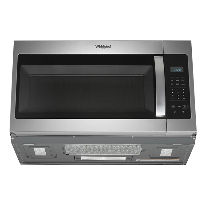 Whirlpool Over-the-Range Microwave - 900 W - 1.7-cu Ft - Stainless Steel 6 Whirlpool Over-the-Range Microwave - 900 W - 1.7-cu Ft - Stainless Steel - Image 4