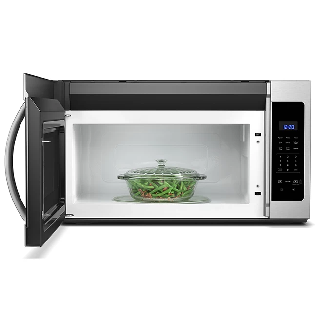 Whirlpool Over-the-Range Microwave Oven - 30" - 1.7 Cu. Ft. - 900 W - SS 3 Whirlpool Over-the-Range Microwave Oven - 30" - 1.7 Cu. Ft. - 900 W - SS
