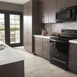 Whirlpool Over-the-Range Microwave Oven - 1.7 Cu. Ft. - 900 W - Black -Home Appliance Store 30005796b L