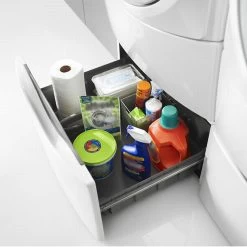 Whirlpool Pedestal With Drawer - Front Load Washer Or Dryer - 27" - White -Home Appliance Store 30005831b L