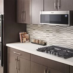 Whirlpool Gas Cooktop - 4 Burners - 30-inch - Stainless Steel - 15,000 BTU -Home Appliance Store 30006108c L