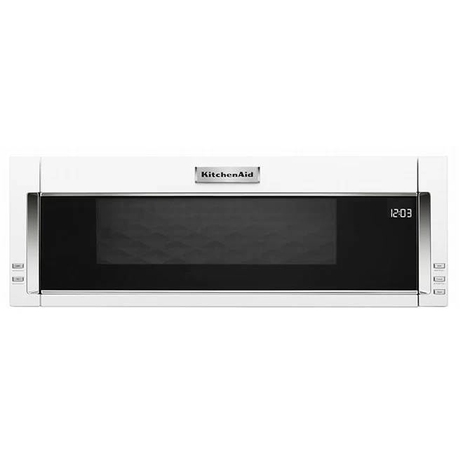 KitchenAid Charcoal Filter Microwave Oven - 5-Speed Dual Fan - 500 CFM - 10 1/4-in H X 30-in W X 18-in D - White 5 KitchenAid Charcoal Filter Microwave Oven - 5-Speed Dual Fan - 500 CFM - 10 1/4-in H X 30-in W X 18-in D - White - Image 3