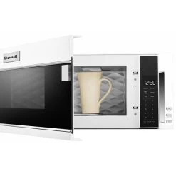 KitchenAid Charcoal Filter Microwave Oven - 5-Speed Dual Fan - 500 CFM - 10 1/4-in H X 30-in W X 18-in D - White 11 KitchenAid Charcoal Filter Microwave Oven - 5-Speed Dual Fan - 500 CFM - 10 1/4-in H X 30-in W X 18-in D - White -Home Appliance Store 30006214c L