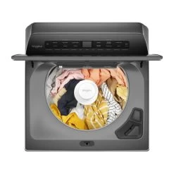 Whirlpool High Efficiency Top Load Washer - 5.4-cu Ft - 750 RPM - Chrome Shadow - Active Bloom Technology