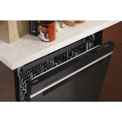 Whirlpool Large-Capacity Built-In Dishwasher With Hidden Controls - 47 DB - 24-in - Black -Home Appliance Store 30006553e L