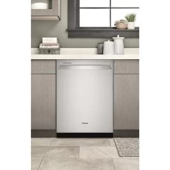 Whirlpool Built-In Dishwasher With Tall Tub And Third Rack - 24-in - Stainless Steel -Home Appliance Store 30006554d L
