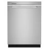 Whirlpool Built-In ENERGY STAR-certified Large Capacity Stainless Steel Tub Dishwasher - 47-dB - 24-in - Stainless Steel
