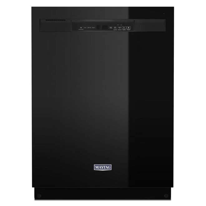 Maytag Built-In Dishwasher With PowerBlast - 24-in - Black - 50-dB - ENERGY STAR 3 Maytag Built-In Dishwasher With PowerBlast - 24-in - Black - 50-dB - ENERGY STAR