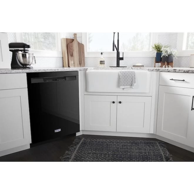 Maytag Built-In Dishwasher With PowerBlast - 24-in - Black - 50-dB - ENERGY STAR 7 Maytag Built-In Dishwasher With PowerBlast - 24-in - Black - 50-dB - ENERGY STAR - Image 5