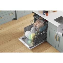 Whirlpool Built-In Dishwasher With 3rd Rack - 24-in - White -Home Appliance Store 30006574c L