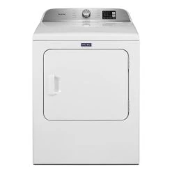 Maytag 7.0-cu Ft Electric Dryer - Reversible Door - Moisture Sensing - White -Home Appliance Store 30006579 L